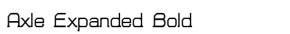 Axle Expanded Bold Preview