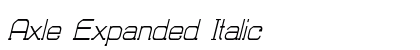 Axle Expanded Italic Preview