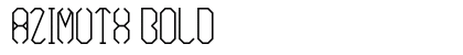 Azimuth Bold preview