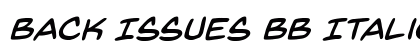 Back Issues BB Italic preview