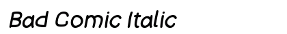 Bad Comic Italic preview