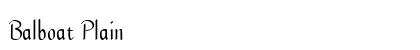 Balboat Plain Preview