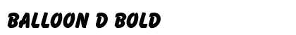 Balloon D Bold preview
