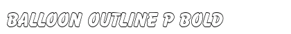 Balloon Outline P Bold preview