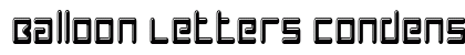 Balloon Letters Condensed Regular Preview