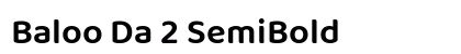 Baloo Da 2 SemiBold Preview