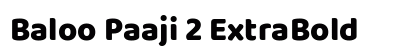 Baloo Paaji 2 ExtraBold Preview