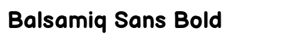 Balsamiq Sans Bold preview