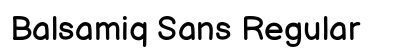 Balsamiq Sans Regular Preview