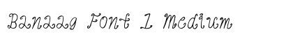 Banaag Font 1 Medium preview