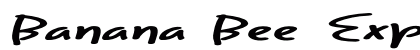 Banana Bee Expanded Italic Preview