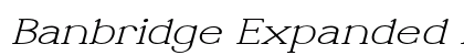 Banbridge Expanded Italic Preview
