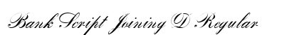 Bank Script Joining D Regular preview
