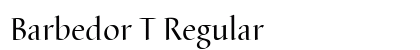 Barbedor T Regular Preview