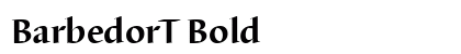 BarbedorT Bold preview