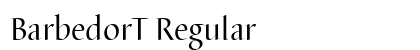 BarbedorT Regular Preview