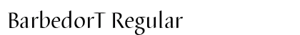 BarbedorT Regular Preview