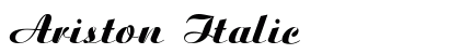 Ariston Italic preview