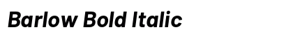Barlow Bold Italic Preview
