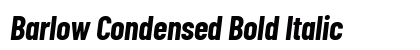 Barlow Condensed Bold Italic Preview