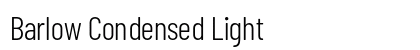 Barlow Condensed Light Preview