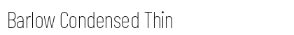 Barlow Condensed Thin Preview