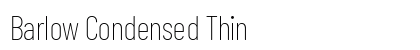 Barlow Condensed Thin Preview