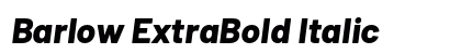 Barlow ExtraBold Italic Preview