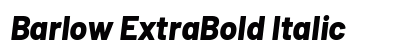 Barlow ExtraBold Italic Preview