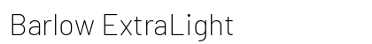 Barlow ExtraLight Preview
