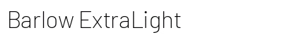 Barlow ExtraLight Preview