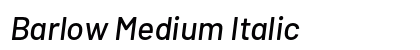 Barlow Medium Italic Preview