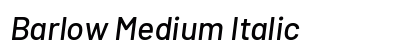 Barlow Medium Italic Preview