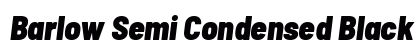 Barlow Semi Condensed Black Italic preview