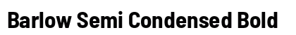 Barlow Semi Condensed Bold preview
