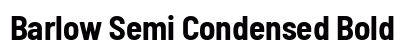 Barlow Semi Condensed Bold preview