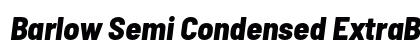 Barlow Semi Condensed ExtraBold Italic Preview