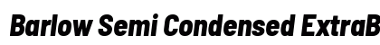Barlow Semi Condensed ExtraBold Italic Preview