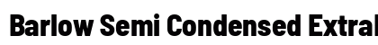Barlow Semi Condensed ExtraBold Preview