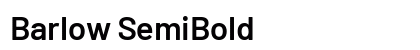 Barlow SemiBold Preview