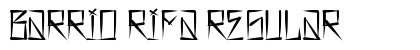 Barrio Rifa Regular preview