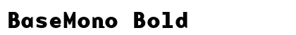 BaseMono Bold preview