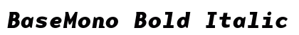 BaseMono Bold Italic Preview