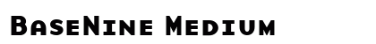 BaseNine Medium preview