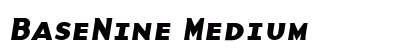 BaseNine Medium preview