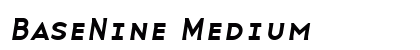 BaseNine Medium preview