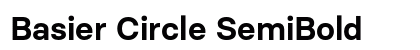 Basier Circle SemiBold Preview
