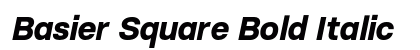 Basier Square Bold Italic Preview