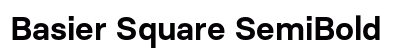 Basier Square SemiBold Preview