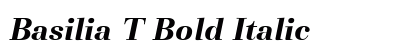 Basilia T Bold Italic Preview